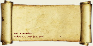 Žanka Mićović vizit kartica